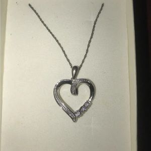 Kay jewelers Diamond cut heart necklace